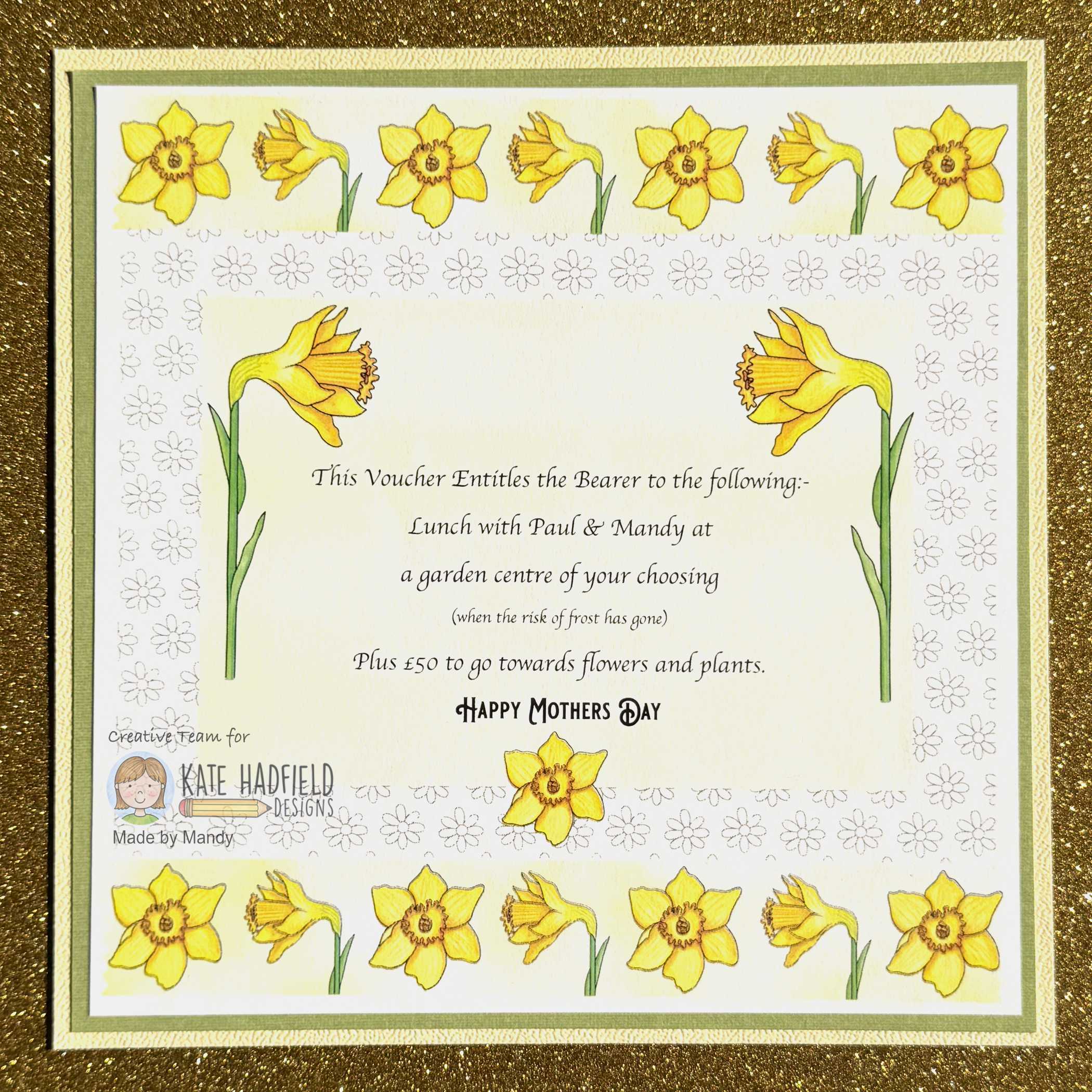 Mothers Day Voucher by Made By Mandy Mothers Day Voucher